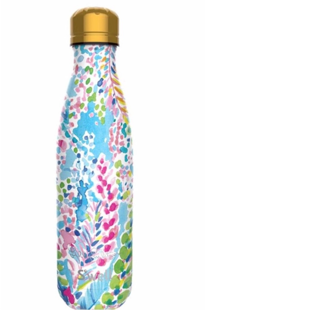 Swell & Lilly Pulitzer Catch the Wave 17 oz Water Bottle NWT